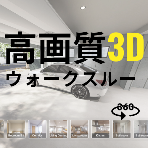 3dウォークスルー動画